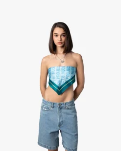 Nude Project Classic Handkerchief Logo Blue Clearance