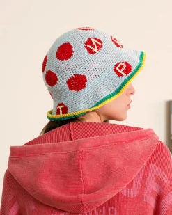 Nude Project Crochet Bucket Blue Outlet