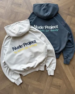 Nude Project Cult Hoodie Washed Ash Discount