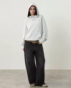 Nude Project Cult Hoodie Washed Light Grey Best
