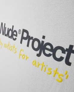 Nude Project Cult Hoodie Washed Light Grey Best