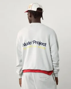 Nude Project Cult Sweatshirt Washed Light Grey Outlet
