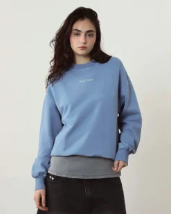 Nude Project Cult Sweatshirt Washed Stone Blue Online