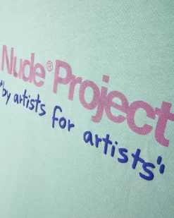 Nude Project Cult Tee Washed Green Fashion