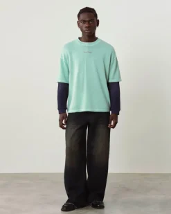 Nude Project Cult Tee Washed Green Fashion