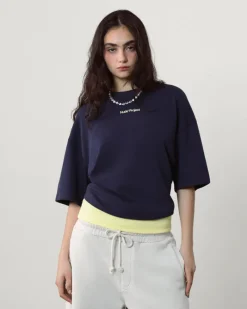 Nude Project Cult Tee Washed Navy Hot