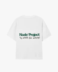Nude Project Cult Tee Washed Off-White Clearance