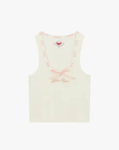 Nude Project Cutie Bow Tank Top Pink Hot