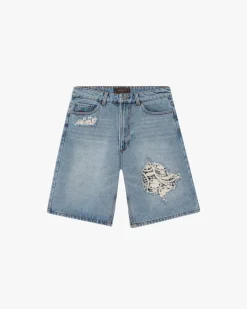 Nude Project Denim Shorts Lace Clearance