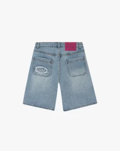 Nude Project Denim Shorts Lace Clearance