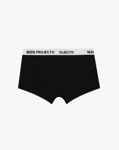 Nude Project Essential Boxer Black 2Xpack Sale