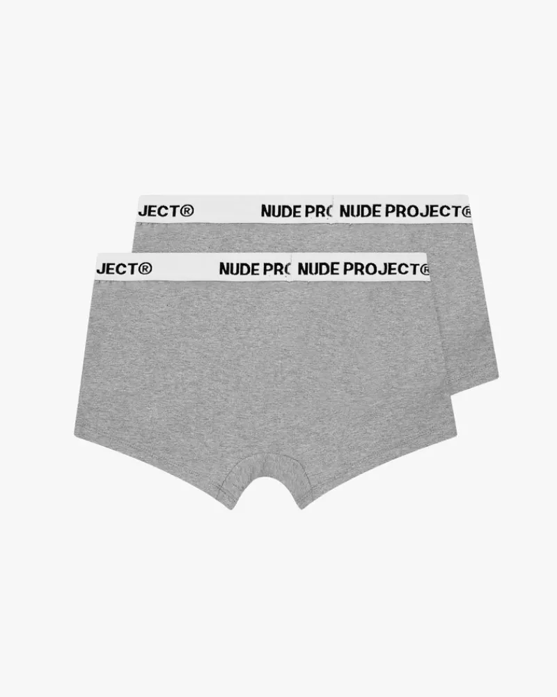 Nude Project Essential Boxer Grey 2Xpack Fashion