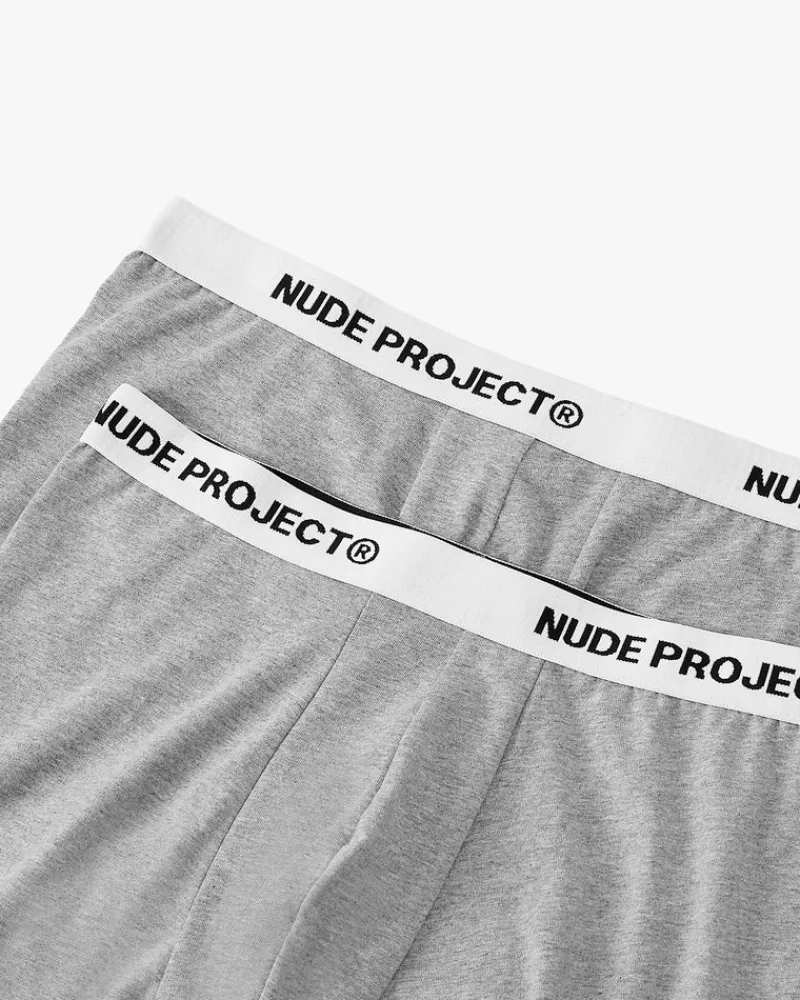 Nude Project Essential Boxer Grey 2Xpack Fashion
