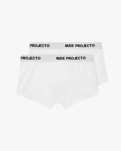 Nude Project Essential Boxer White 2Xpack Hot