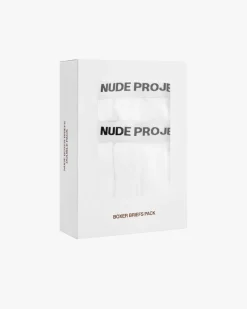 Nude Project Essential Boxer White 2Xpack Hot
