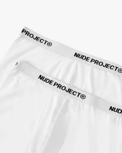 Nude Project Essential Boxer White 2Xpack Hot