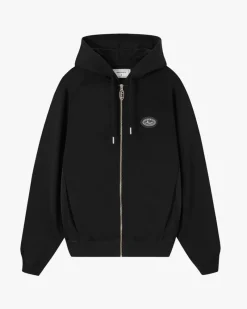 Nude Project Essentials Zip-Up Hoodie Black Fashion