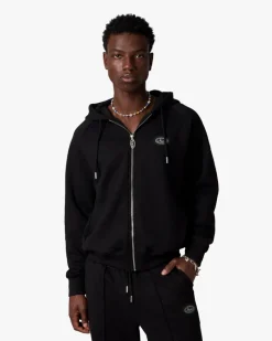 Nude Project Essentials Zip-Up Hoodie Black Fashion