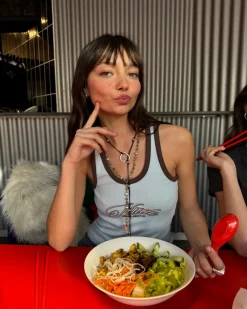 Nude Project Every Day Tank Top Blue Fashion