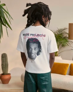 Nude Project Face Tee White Best