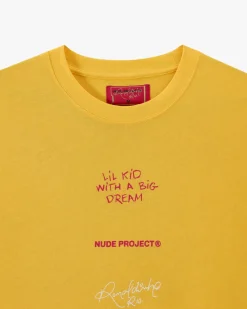 Nude Project Face Tee Yellow Best