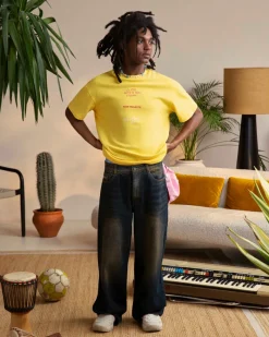 Nude Project Face Tee Yellow Best