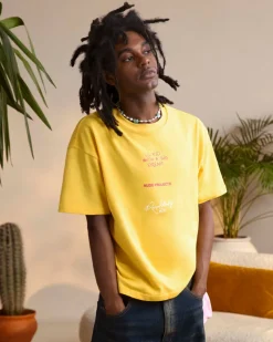 Nude Project Face Tee Yellow Best