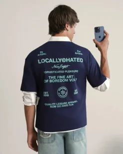 Nude Project Fine Art Tee Navy Hot