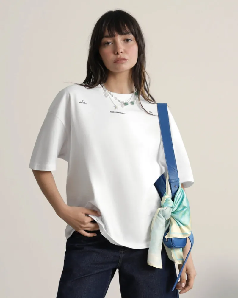 Nude Project Fine Art Tee White Outlet