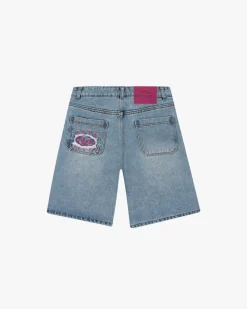 Nude Project Flowers Denim Shorts Sale