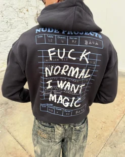 Nude Project Fuck Normal Hoodie Black Outlet