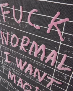 Nude Project Fuck Normal Tee Ash Outlet