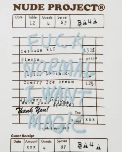 Nude Project Fuck Normal Tee White Clearance