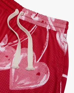 Nude Project Gigi Mesh Short Red Best