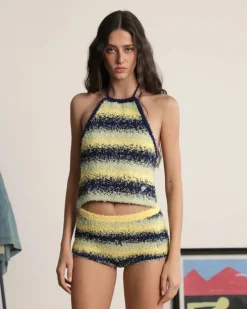 Nude Project Giovanni Top Yellow Fashion