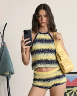 Nude Project Giovanni Top Yellow Fashion