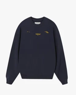 Nude Project Global Soon Sweatshirt Navy Discount