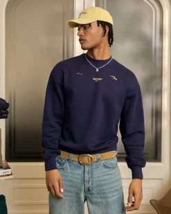 Nude Project Global Soon Sweatshirt Navy Discount