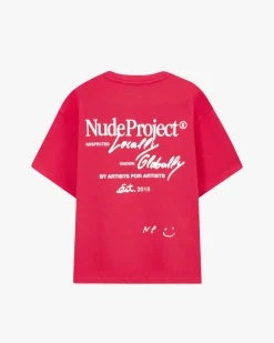 Nude Project Global Soon Tee Raspberry Fashion