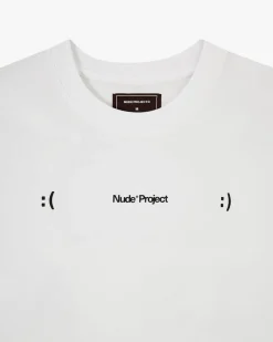 Nude Project God is a DJ Tee White Discount