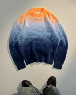 Nude Project Gradient Cozy Knit Sweater Orange Best