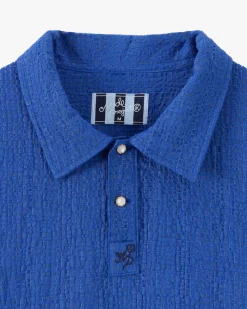 Nude Project Half Polo Blue Best