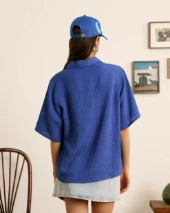 Nude Project Half Polo Blue Best