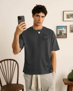 Nude Project Happy Tee Ash Outlet