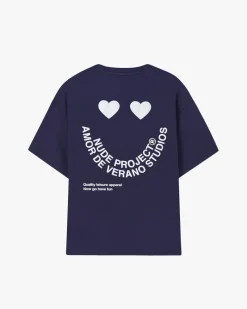 Nude Project Happy Tee Navy Best