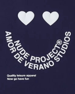 Nude Project Happy Tee Navy Best