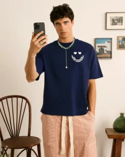 Nude Project Happy Tee Navy Best