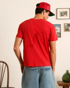 Nude Project Heart Slim Tee Red Fashion