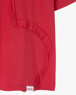 Nude Project Heart Slim Tee Red Fashion