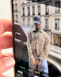 Nude Project Heavy Canvas Trucker Jacket Khaki Clearance